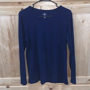 St. John’s Bay blue knit shirt size L